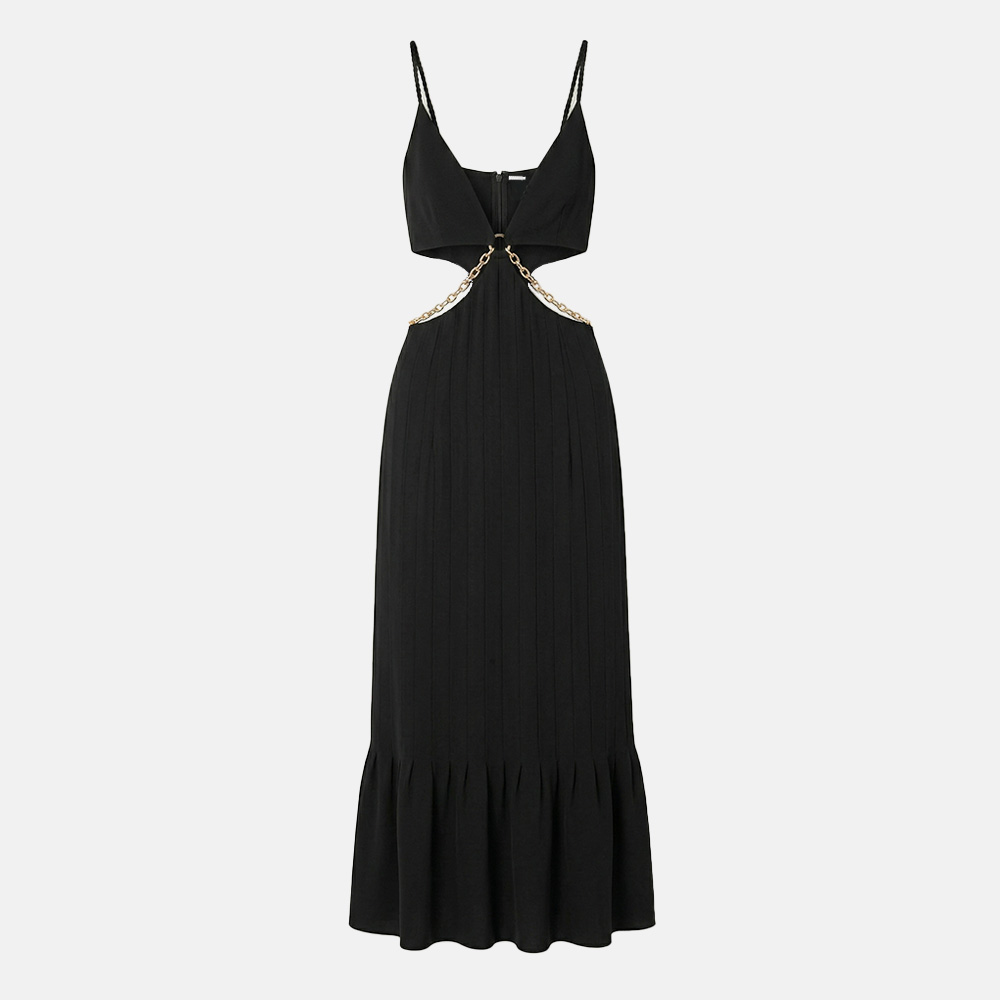JONATHAN SIMKHAI black Ayla midi dress