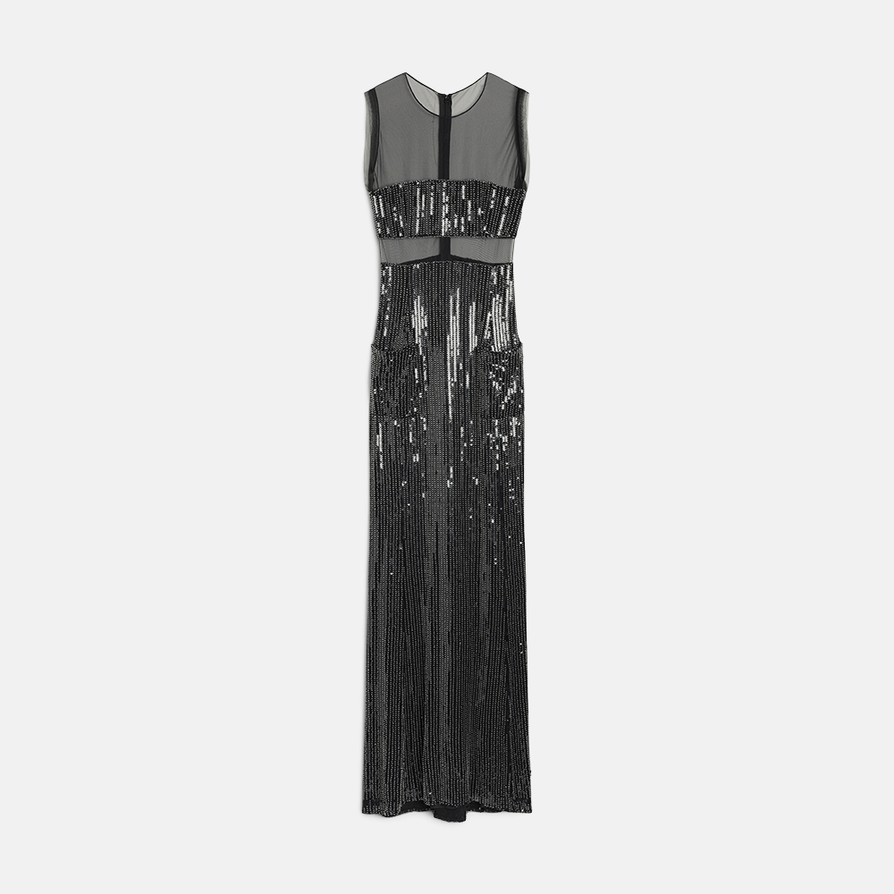 strapless open back dress Emily Ratajkowski Black One-Shoulder Red Carpet Black Evening Dress main image 0